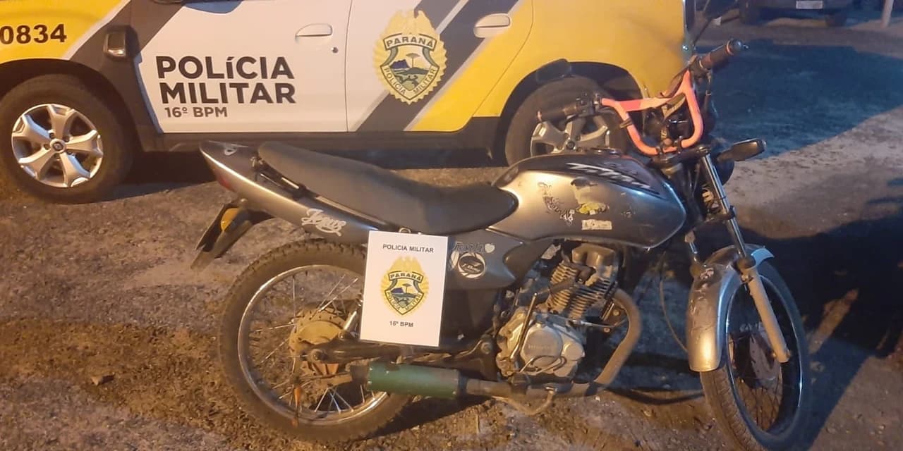 Morador da Linha Piquiri interior de Prudentópolis compra moto roubada em Florianópolis