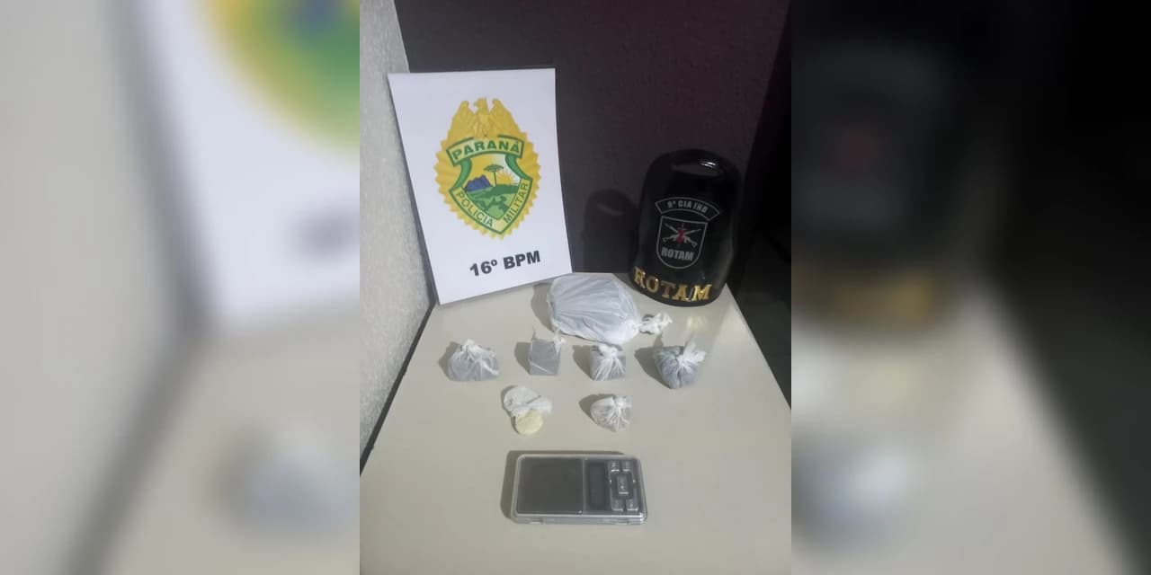 Em Prudentópolis polícia realiza operação de combate ao tráfico de drogas