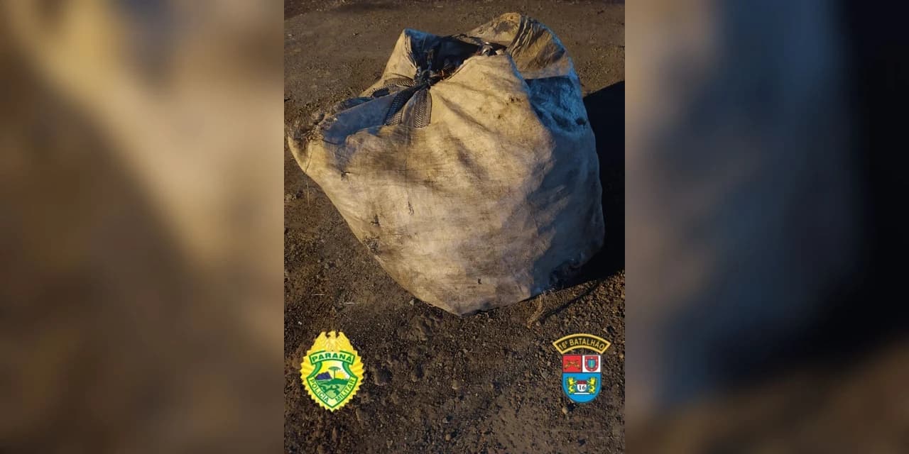 Polícia recupera bag com cerca de 30 Kg de latinhas furtado na Associação de Reciclagem em Prudentópolis