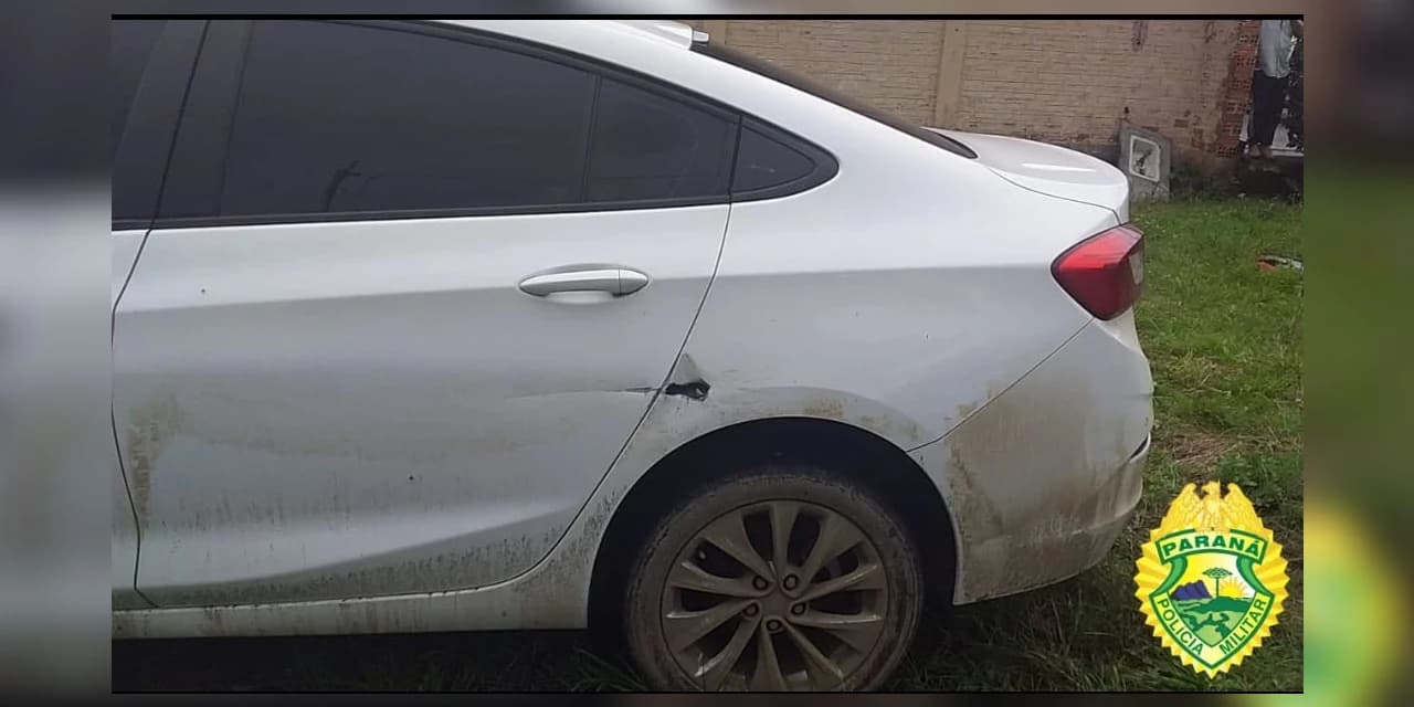 Polícia suspeita que veículo encontrado em Irati possa ter sido utilizado na tentativa de roubo em Guarapuava