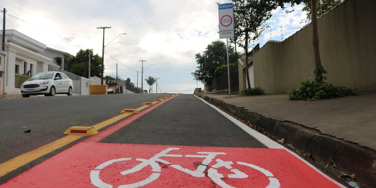 Ciclofaixa é implantada entre o Lago Municipal e proximidades do CTG