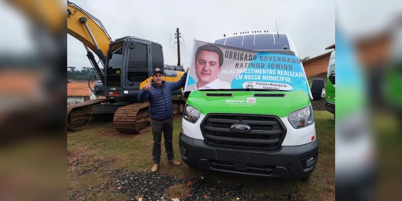 Guamiranga recebe duas Vans 0 Km para a secretaria de Saúde
