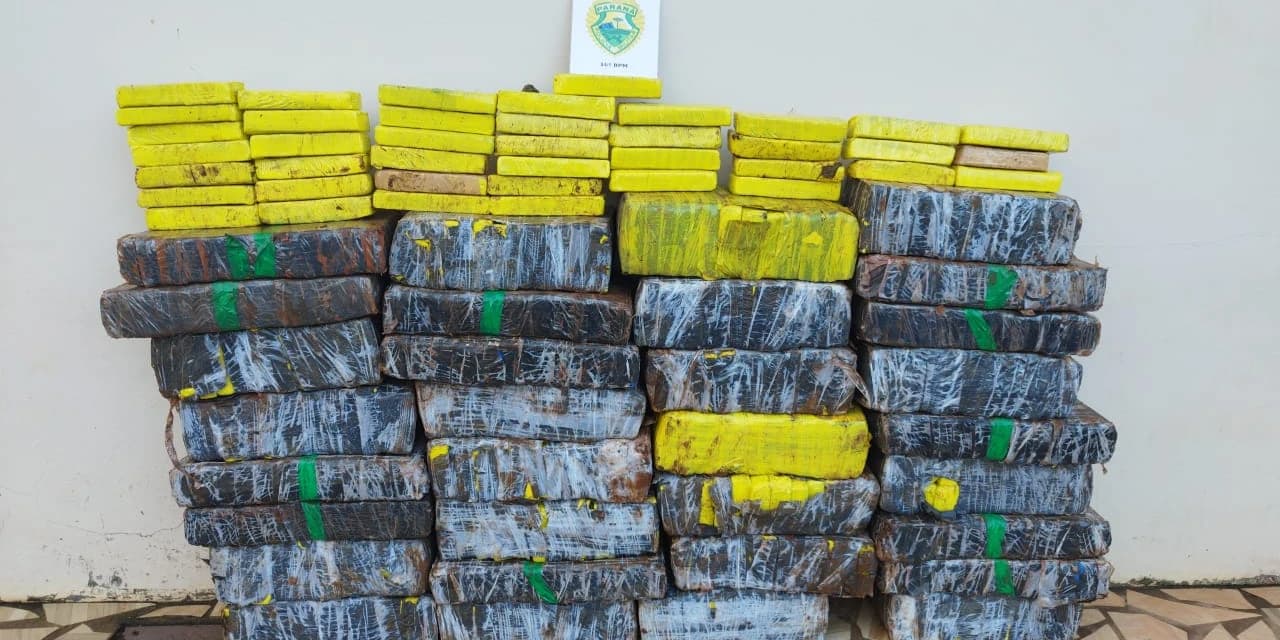 Polícia Militar realiza mega apreensão de substância análoga a maconha em Manoel Ribas