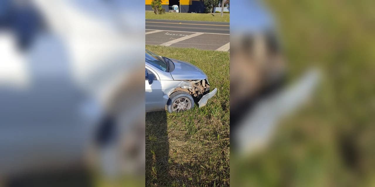 Colisão entre carro e moto deixa homem ferido na Br 373 em Prudentópolis