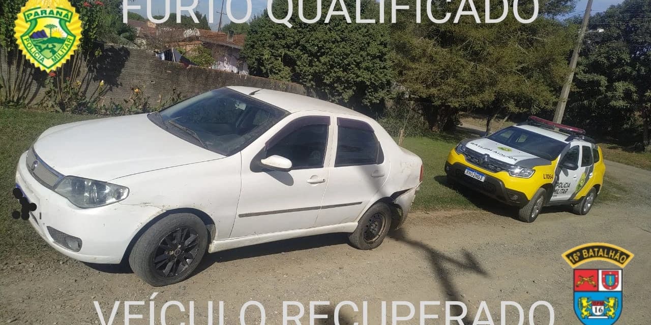 Carro furtado de dentro de oficina é localizado abandonado, no bairro Ronda