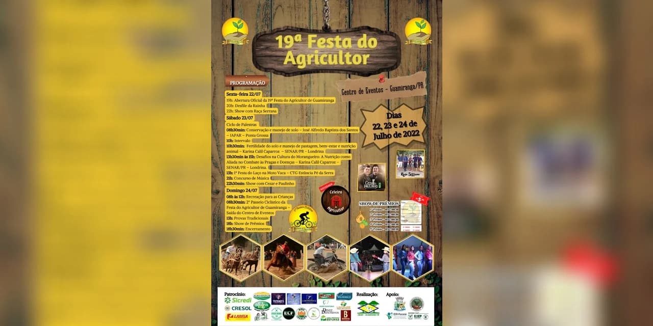 TV NOSSA GENTE: Centro de eventos de Guamiranga recebe os últimos ajustes para a 19ª Festa do Agricultor. Assista o VÍDEO!