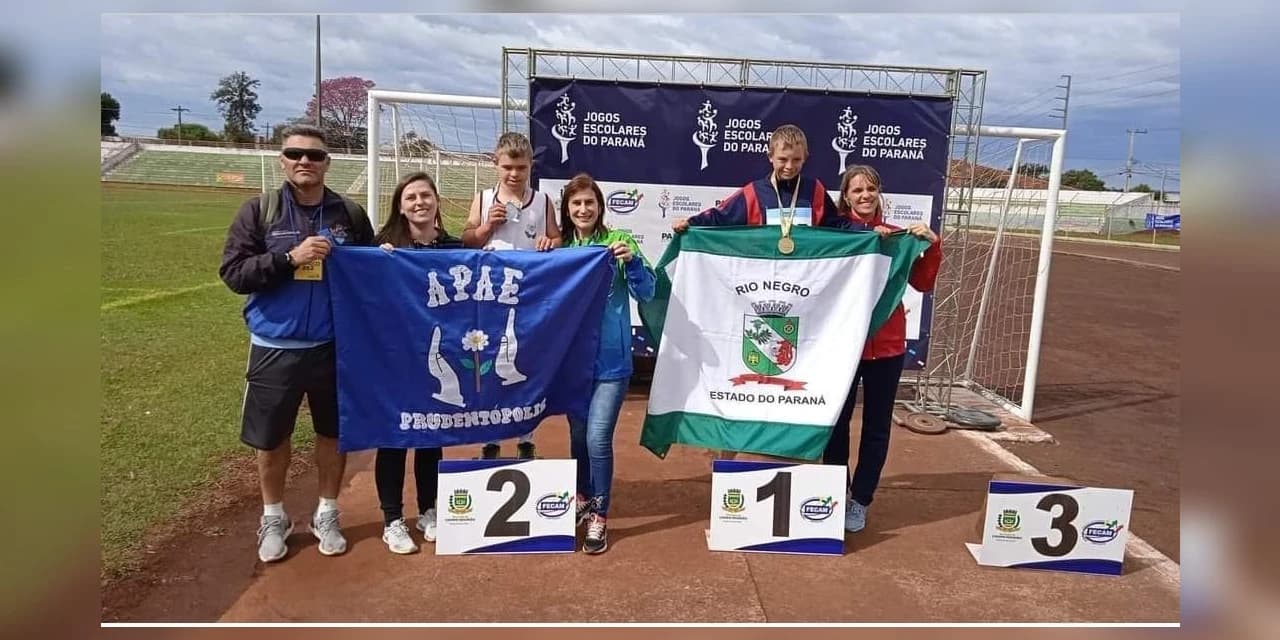 Alunos da Apae de Prudentópolis obtiveram excelentes resultados nos Jogos Escolares do Paraná