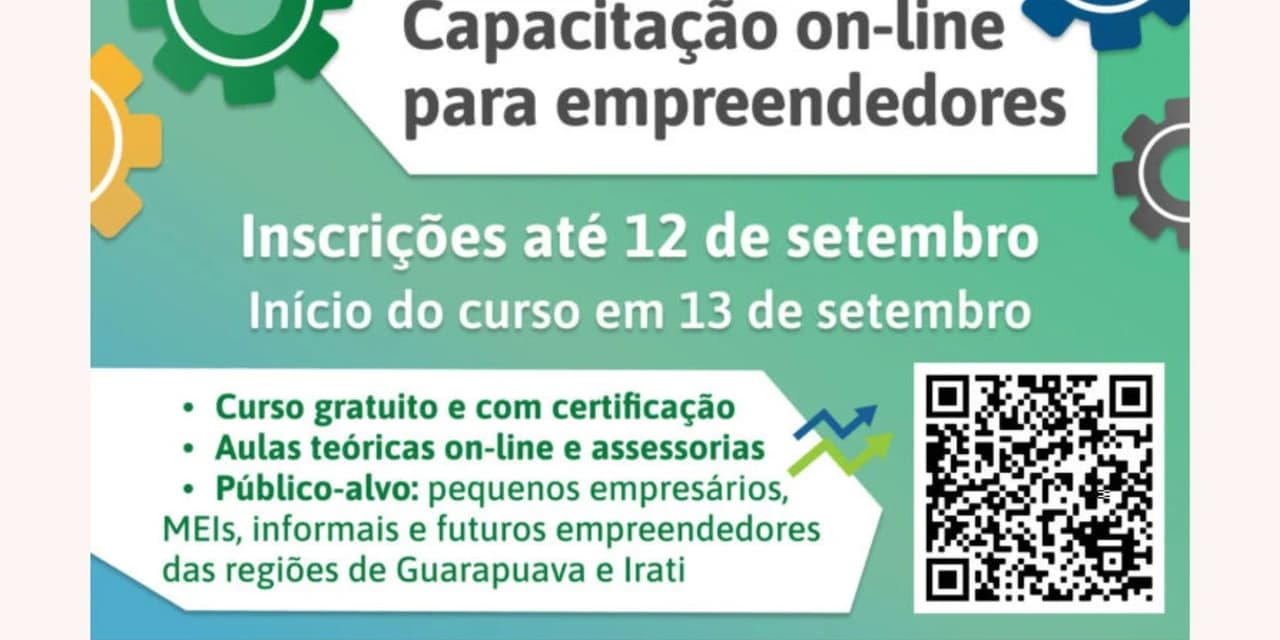 Unicentro abre inscrições para 4ª turma do curso de capacitação para empreendedores