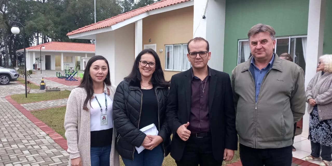 TV NOSSA GENTE: Prefeito de Nova Marilândia Mato Grosso veio a Prudentópolis para conhecer o projeto do Condomínio do Idoso. Assista o VÍDEO!