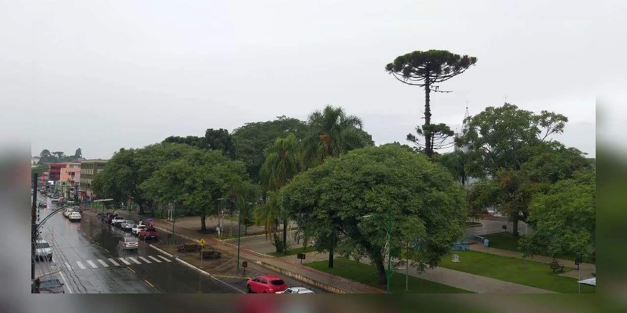 Semana deve seguir chuvosa em Prudentópolis e região