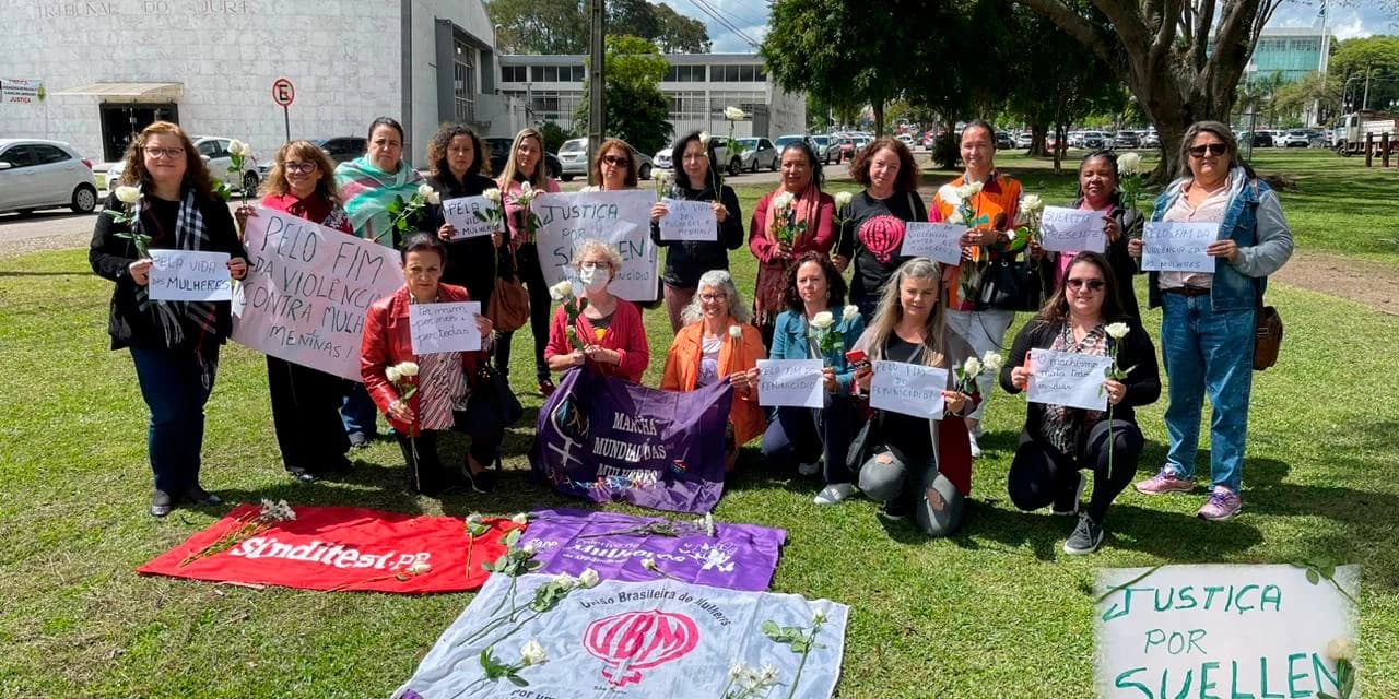 TV NOSSA GENTE: Coletivos feministas protestam e pedem justiça pela morte de Suellen Rodrigues. Assista o Video!