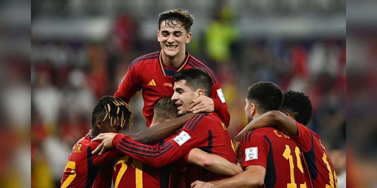Espanha goleia por 7 a 0 em sua estreia na Copa do Catar