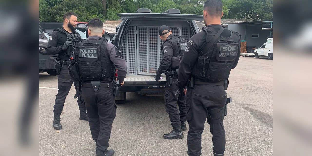 Polícia Penal cumpre mandados de prisão de monitorados por tornozeleira eletrônica