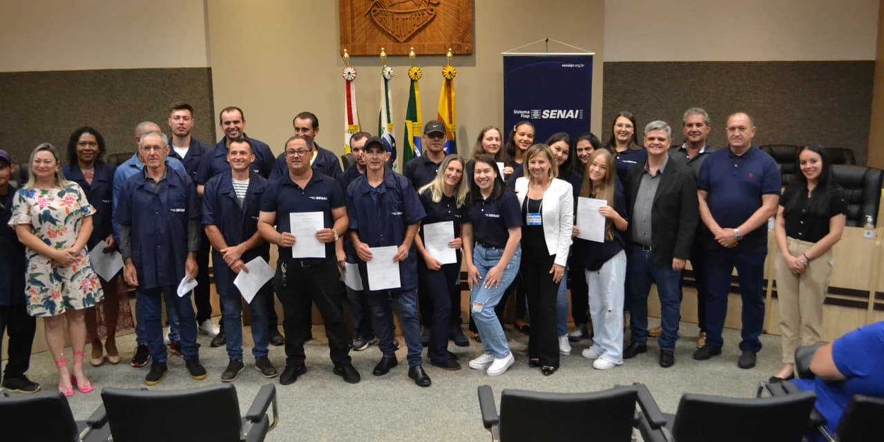 Cursos de qualificação do Senai formam novos profissionais em Prudentópolis; assista o VÍDEO!