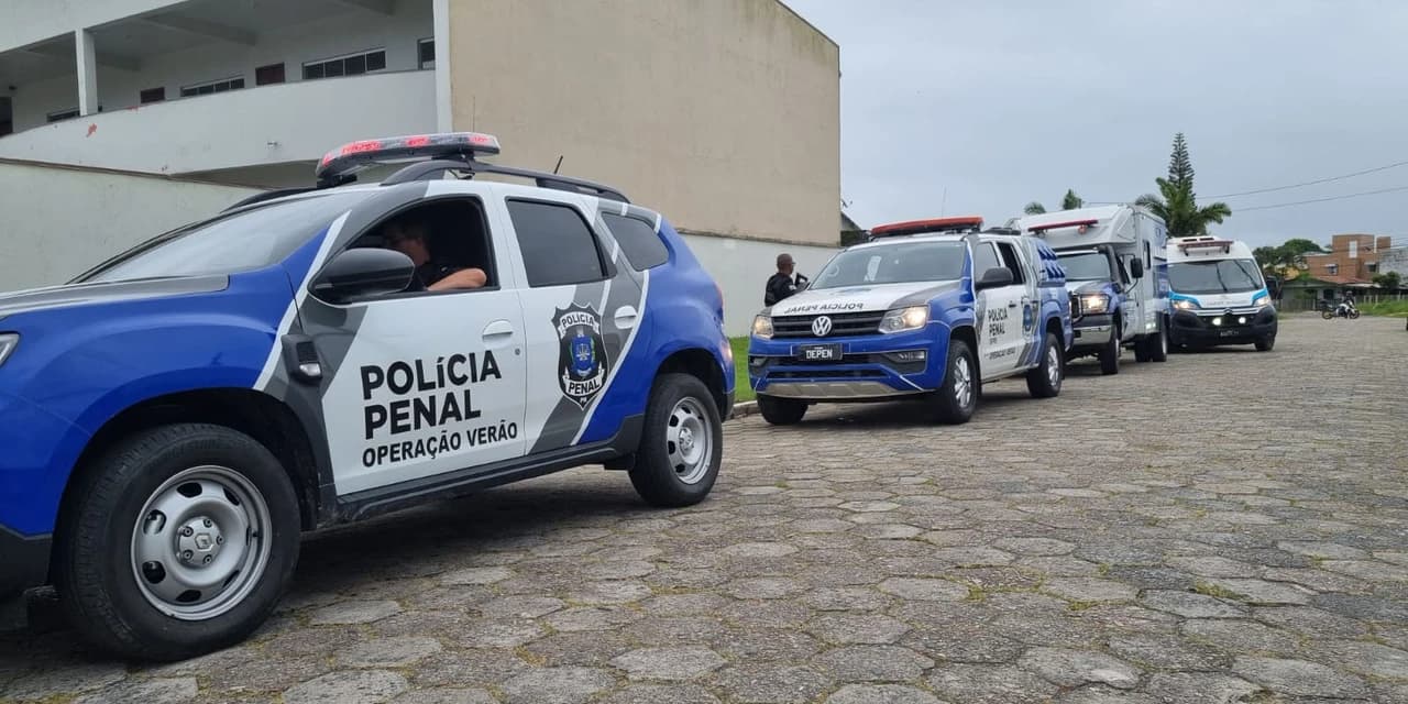 Polícia Penal transfere mais 38 detentos durante ações nas unidades do Litoral