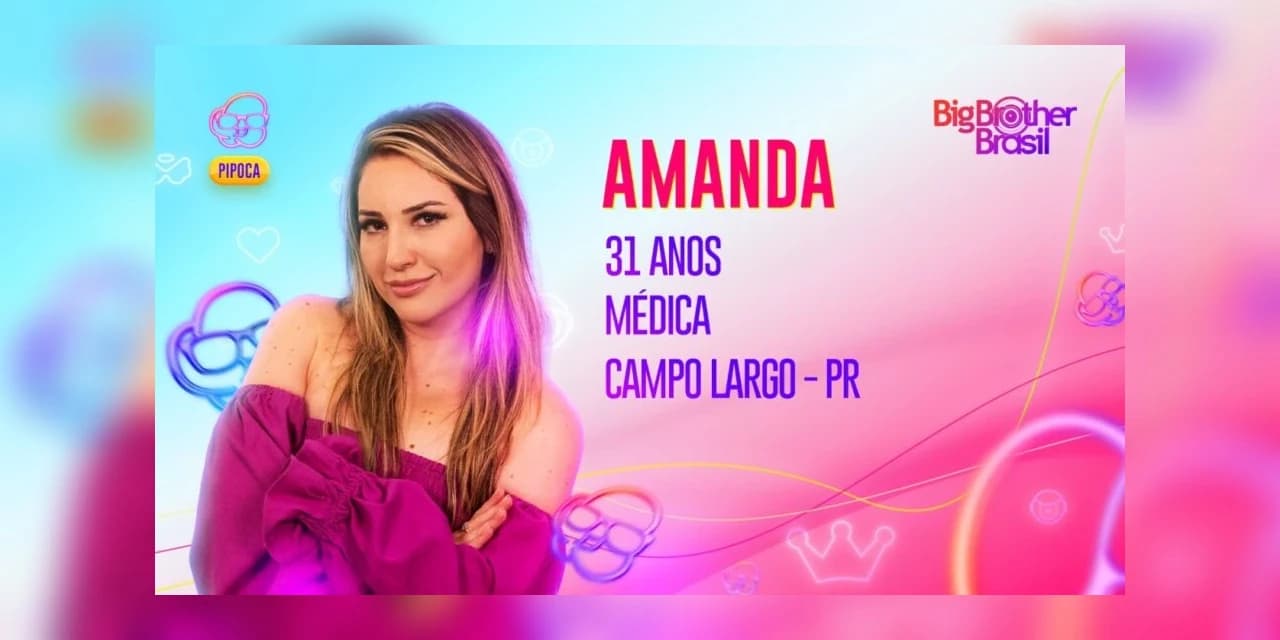 Conheça Amanda, moradora de Campo Largo que está no BBB 23