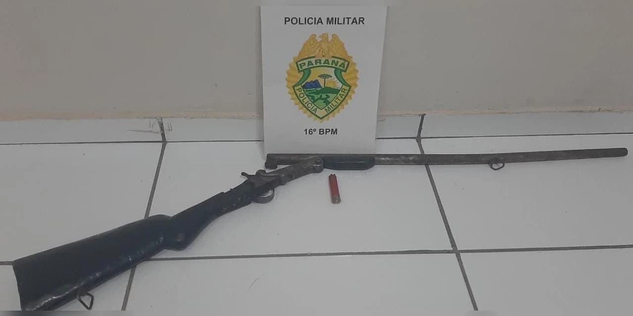 Na Linha Paraná jovem é preso após agredir e ameaçar o próprio pai