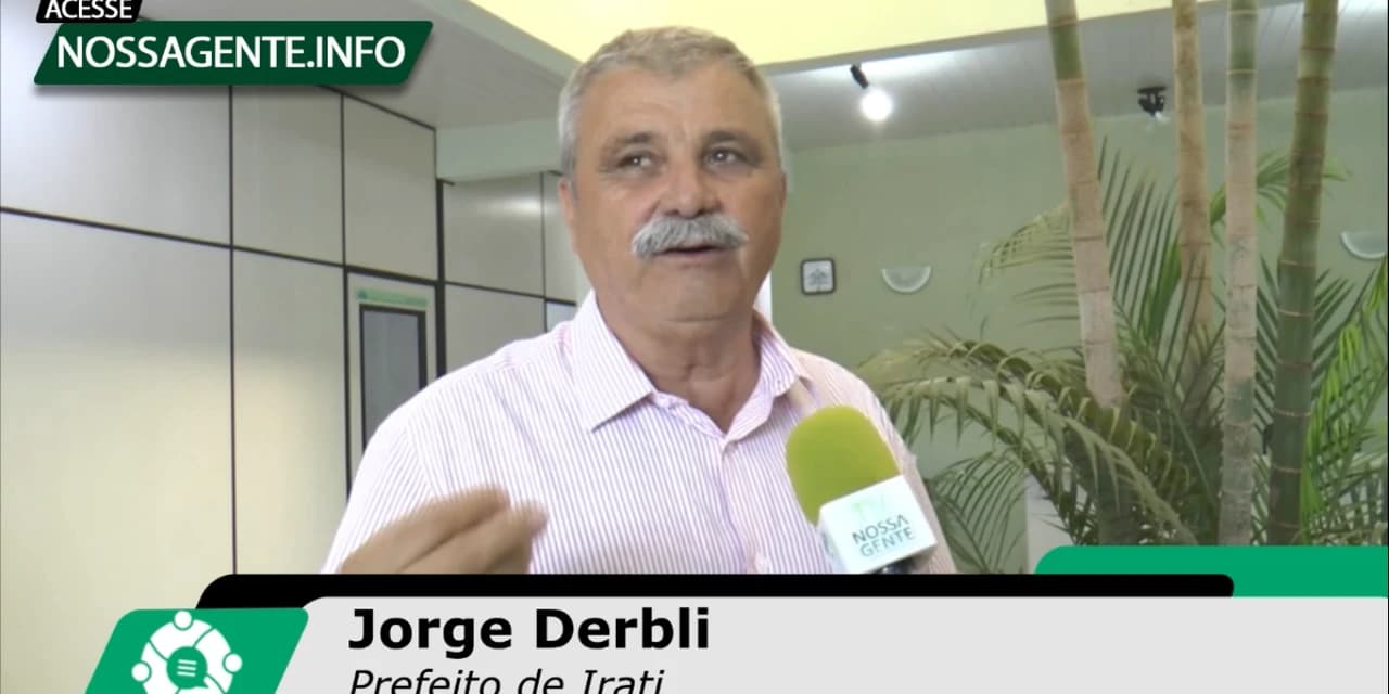 Prefeito de Irati Jorge Derbli confirma que é pré candidato a presidência da Amcespar. Vídeo!
