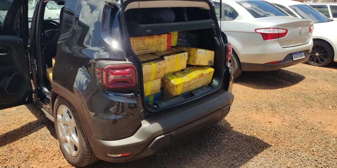 Polícia Militar realiza a apreensão de quase meia tonelada de maconha em Manoel Ribas