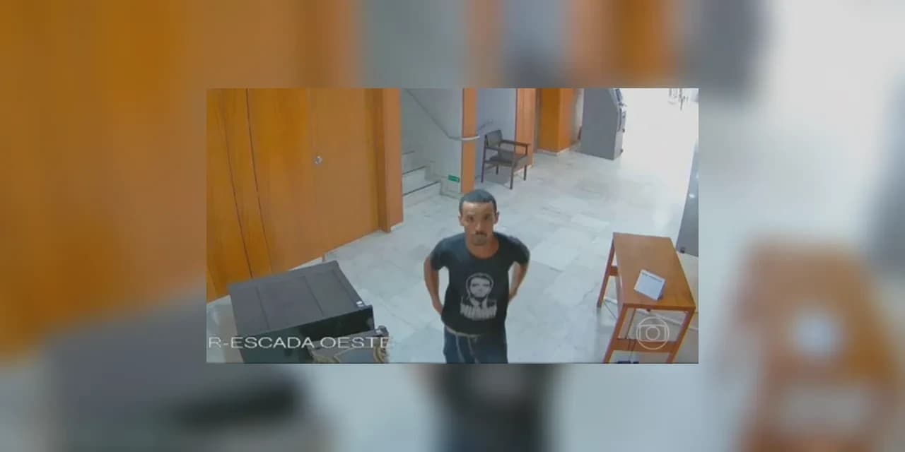 Preso homem que destruiu relógio histórico no Palácio do Planalto