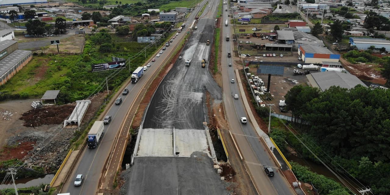 Com terraplanagem concluída, duplicação da BR-277 em Guarapuava entra na reta final