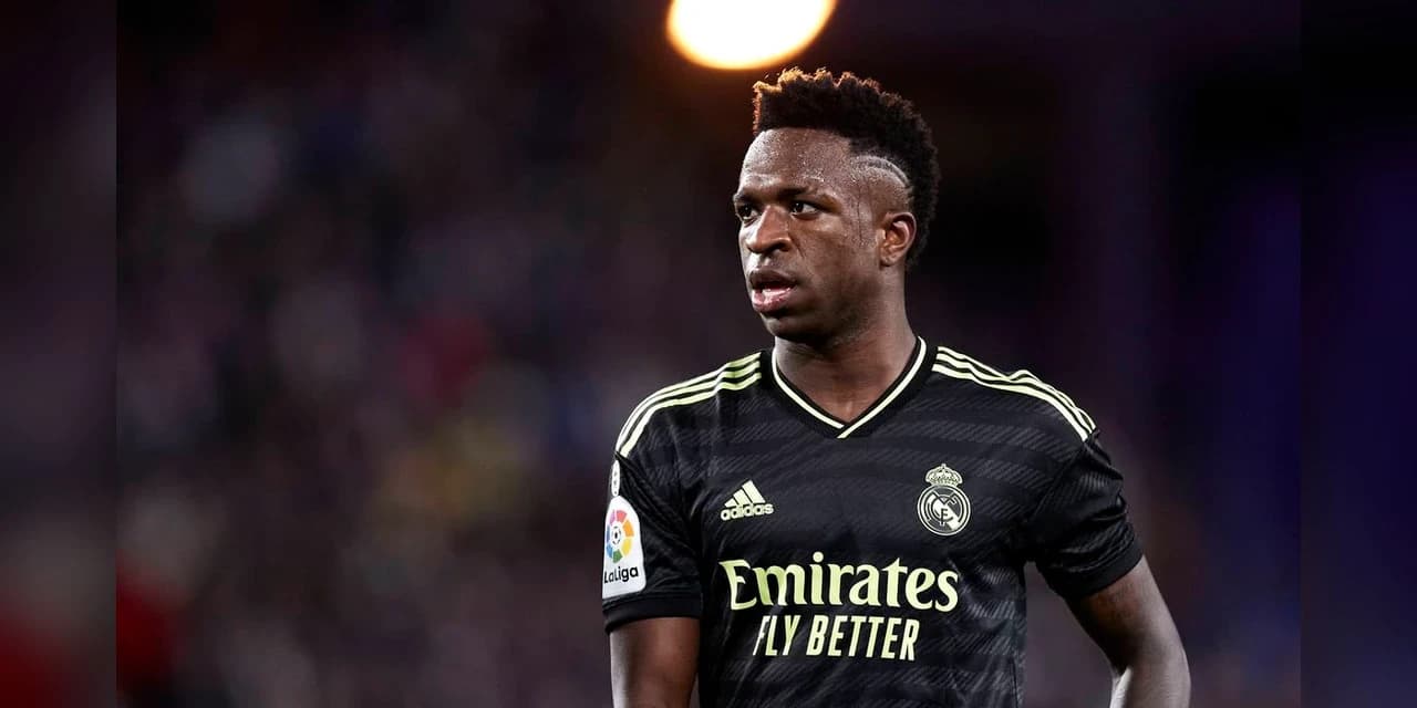 Vini Jr é alvo de provocação racista antes de clássico Real x Atlético