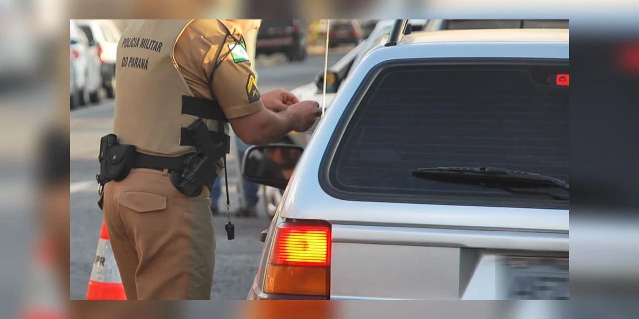 Polícia Militar registra várias ocorrências de infração de trânsito no final de semana em Prudentópolis