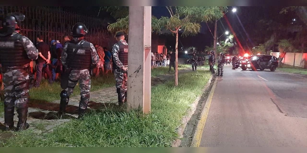 Polícia Militar antecipa ações e prende 20 pessoas antes do clássico Atletiba em Curitiba/PR