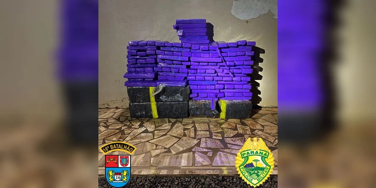 Em abordagem Polícia Militar apreende grande quantidade de maconha em Manoel Ribas