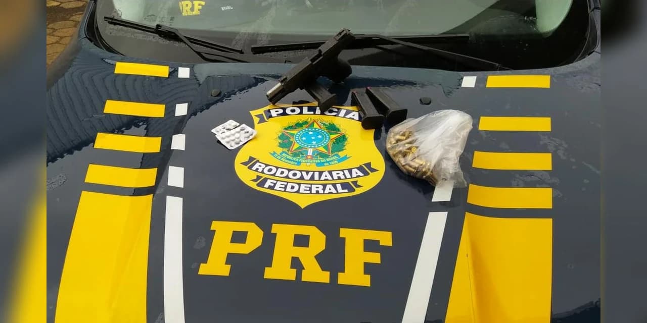 PRF prende homem por porte ilegal de arma de fogo e com droga para consumo em Prudentópolis