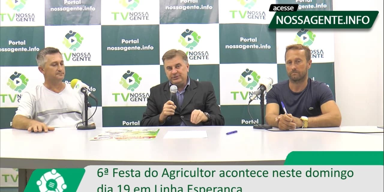 6ª Festa do Agricultor vai atrair milhares de pessoas em Linha Esperança neste domingo. VÍDEO!