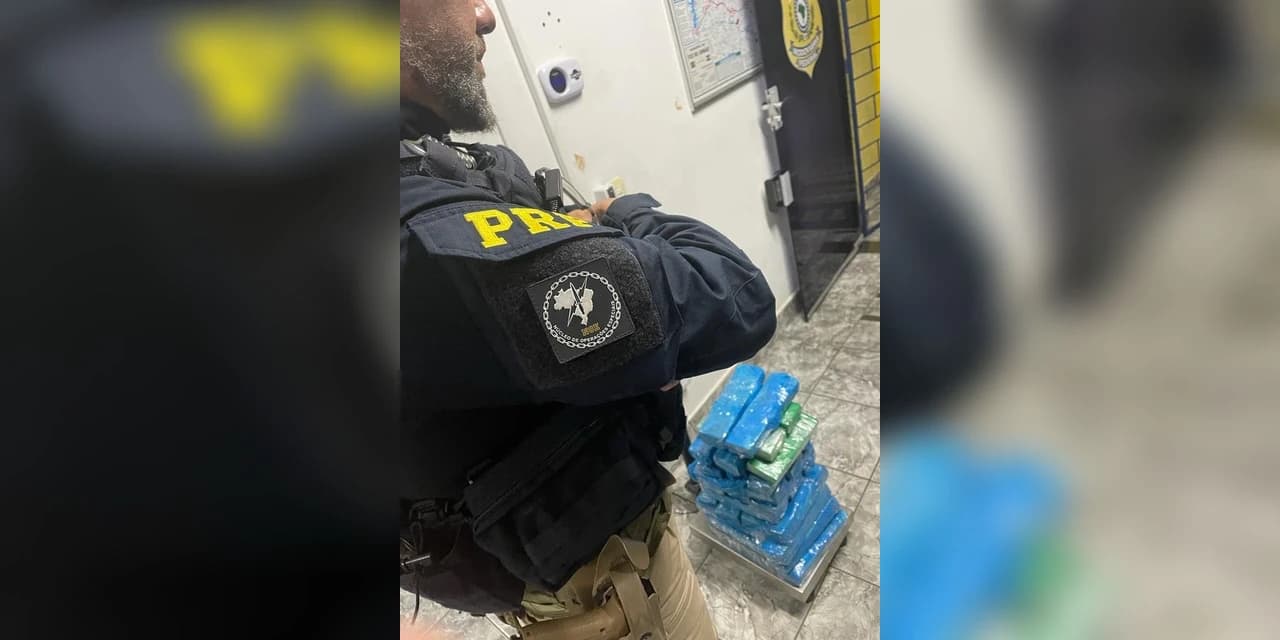 PRF encontra mais de 20kg de maconha durante abordagem na BR 277, em Irati