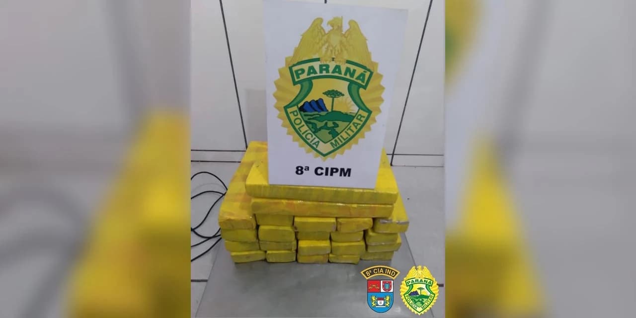 Polícia apreende mais de 15kg de maconha em Fernandes Pinheiro