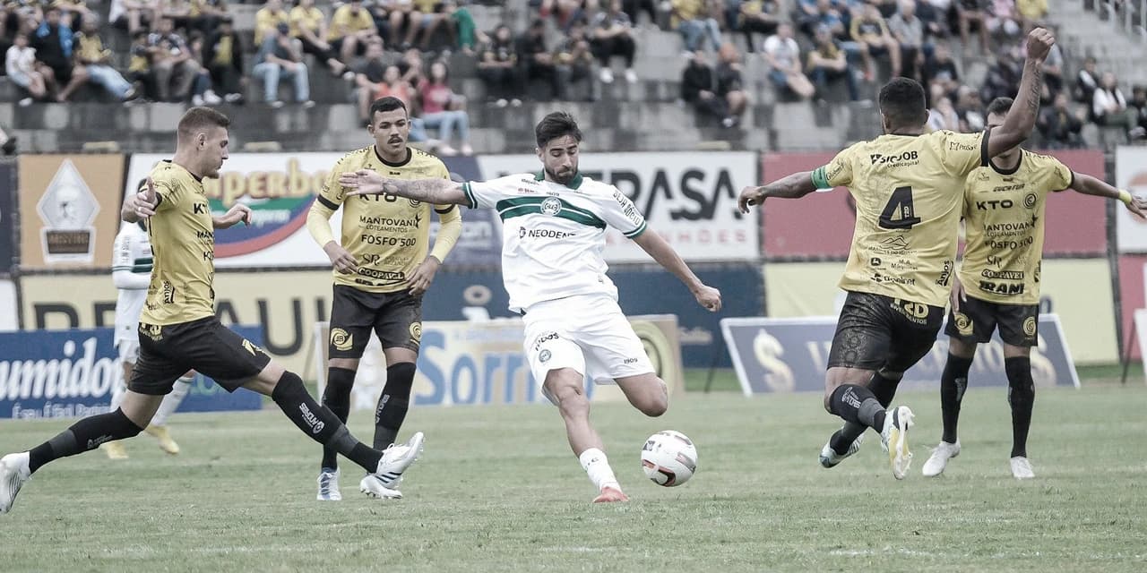 Em jogo atrasado do Paranaense, FC Cascavel e Coritiba empatam sem gols