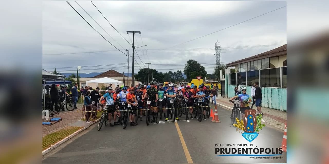 Ciclistas de Prudentópolis conquistam bons resultados na 1ª Etapa “Rota das Colônias de Mountain Bike”, em Paula Freitas.
