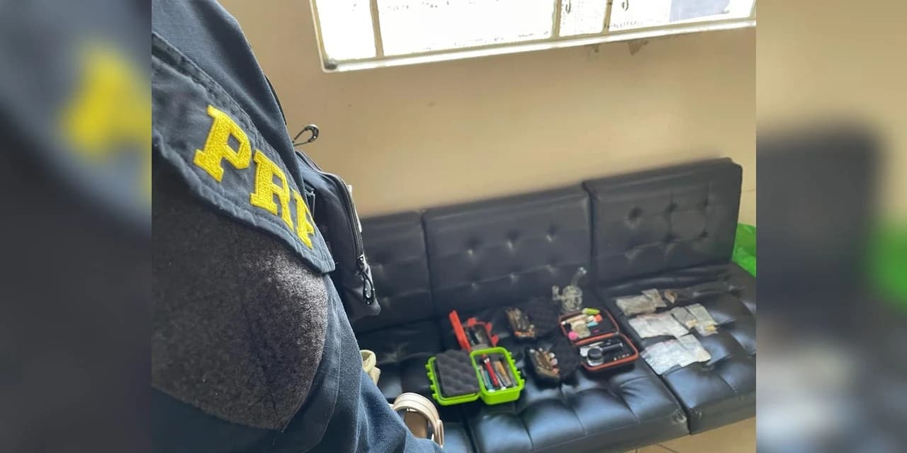 Homem envolvido em acidente é preso por tráfico de drogas, em Palmeira