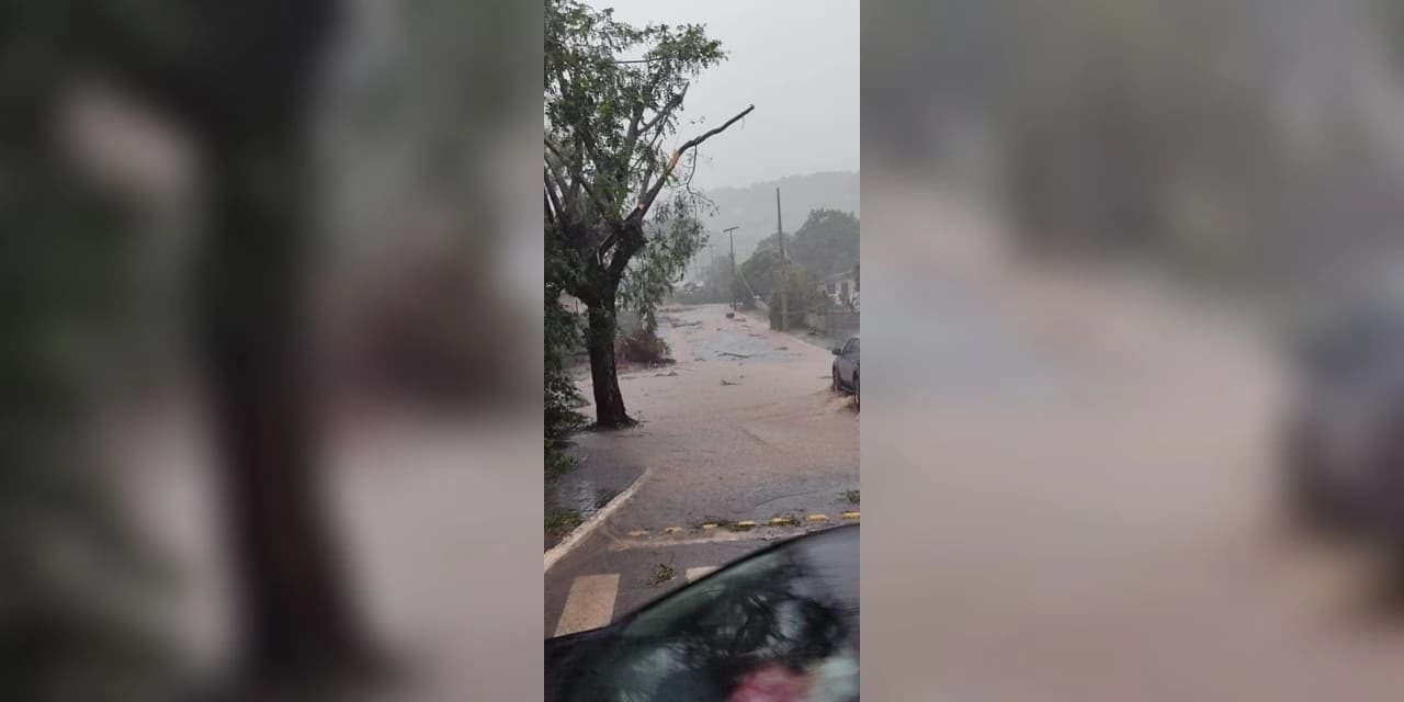 Temporal causa estragos em Nova Laranjeiras