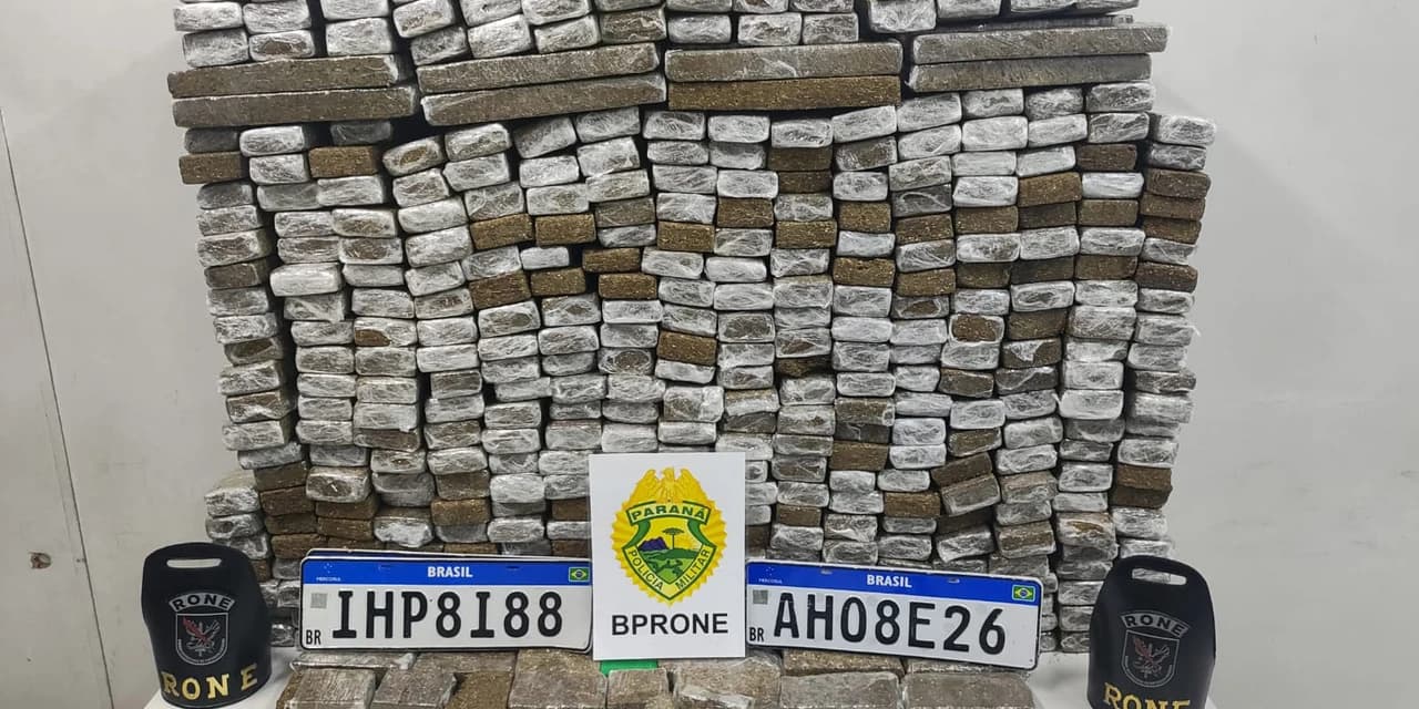 PM recupera veículos e apreende mais de 280 quilos de drogas em Curitiba