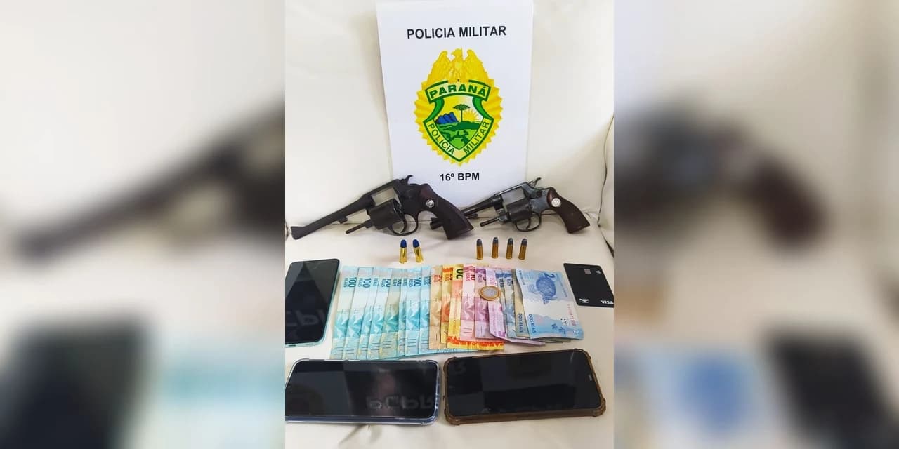 Durante abordagem na Vila Mariana polícia localiza em um veiculo dois revolveres marca Taurus