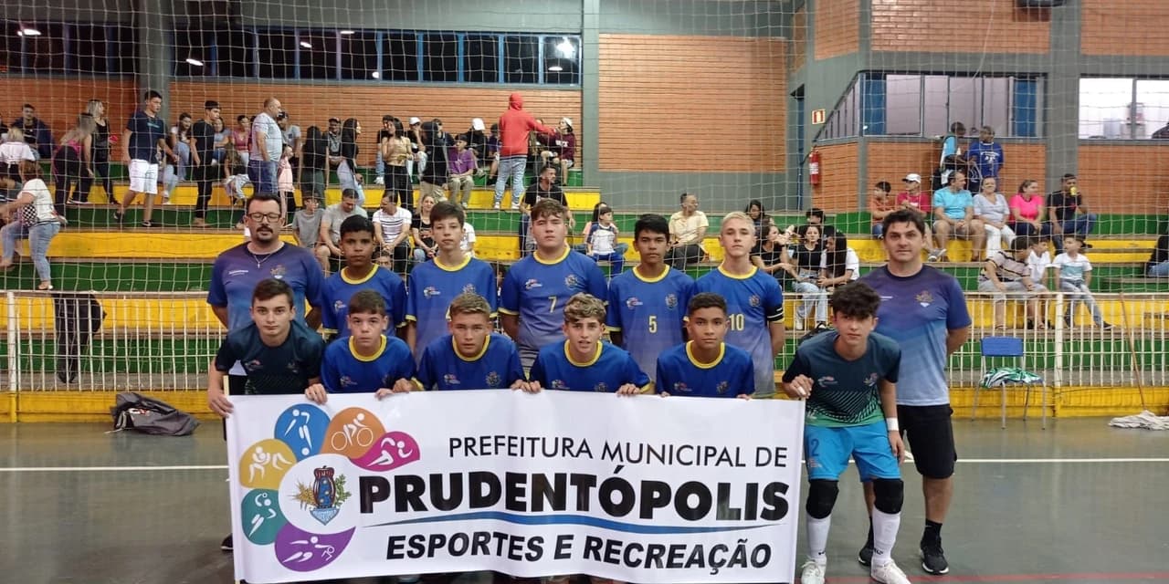 Equipe de futsal sub 15 de Prudentópolis participa da 1ª Fase do Campeonato Paranaense da categoria