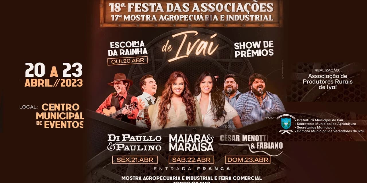 Secretário de Agricultura de Ivaí, Claudio Hyeda fala sobre os preparativos para a 18ª Festa das Associações. VÍDEO!
