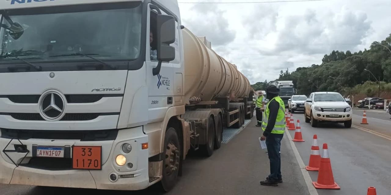 DER/PR ativa balança de fiscalização de cargas na região de Guarapuava