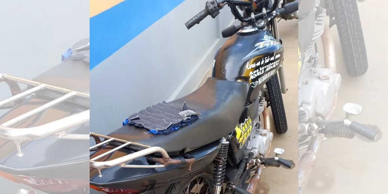 Polícia localiza moto roubada em Mato Branco de Baixo, interior de Imbituva