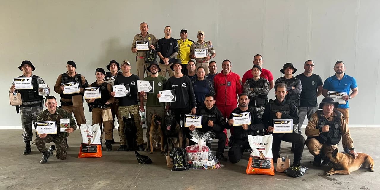 Conselho de Segurança promove o 2º Encontro de Cães de Polícia de Prudentópolis