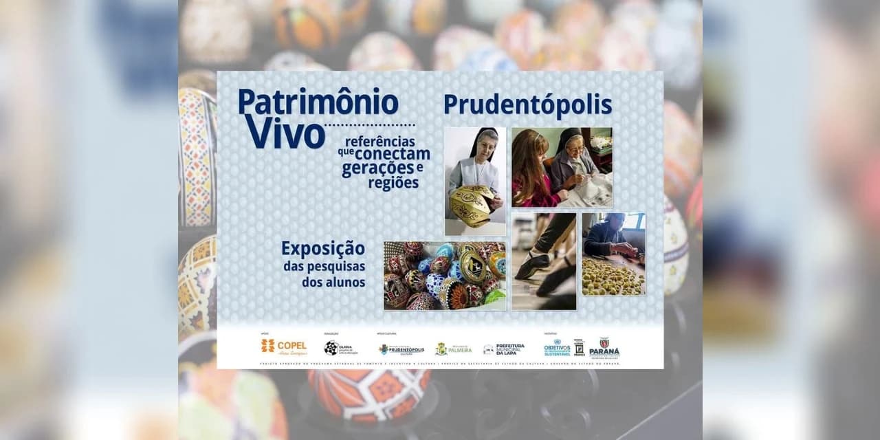 Prudentópolis recebe exposição do Projeto Patrimônio Vivo nesta quinta (20)