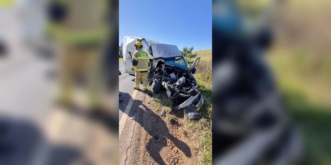 Grave acidente deixa pai e filho mortos, na PR 438 em Teixeira Soares