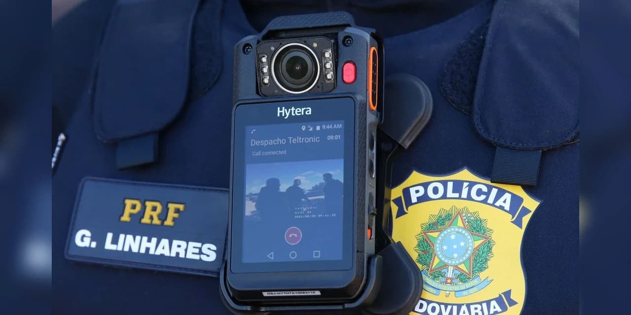 Policiais rodoviários federais usarão câmeras a partir de 2024