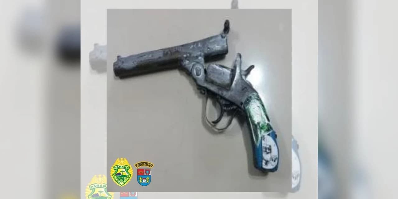 Homem é preso por porte ilegal de arma de fogo, em Rebouças