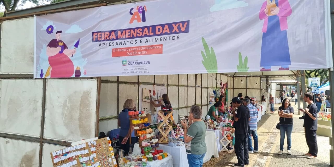 Guarapuava: Feira Mensal da XV especial Dia dos Namorados começa nesta quinta (01)