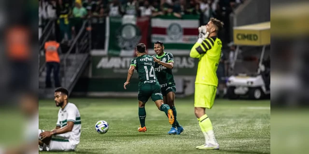 Coritiba perde para o Palmeiras e segue afundado no Z-4